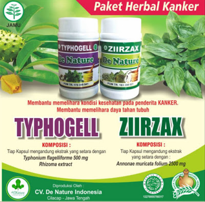 Obat Kanker Herbal Kapsul Ziirzax dan Typhogell Asli De Nature Di Trenggalek, Onat Kanker De Nature, Obat Kanker Herbal, Sirsak, keladi tikus